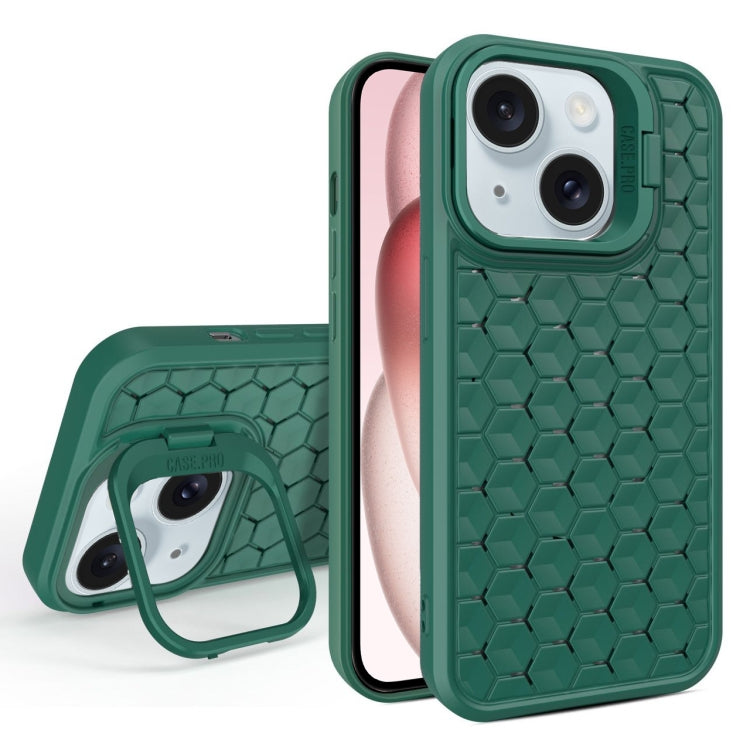 Honeycomb Radiating Lens Holder Magsafe Phone Case, For iPhone 15 Pro Max, For iPhone 15 Pro, For iPhone 15 Plus, For iPhone 15