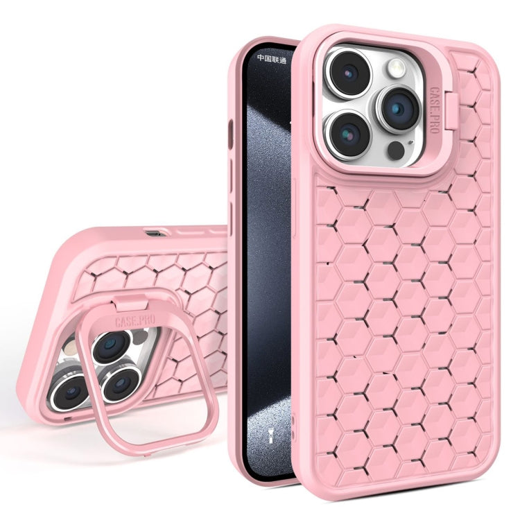 Honeycomb Radiating Lens Holder Magsafe Phone Case, For iPhone 15 Pro Max, For iPhone 15 Pro, For iPhone 15 Plus, For iPhone 15