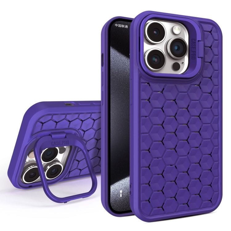 Honeycomb Radiating Lens Holder Magsafe Phone Case, For iPhone 15 Pro Max, For iPhone 15 Pro, For iPhone 15 Plus, For iPhone 15