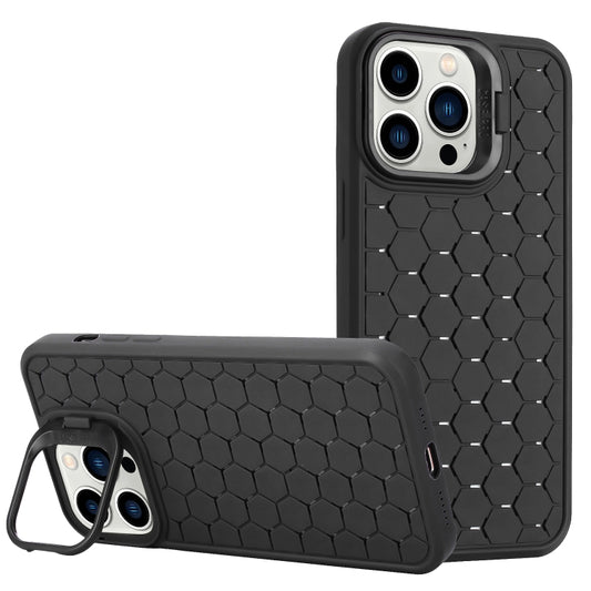 Honeycomb Radiating Lens Holder Magsafe Phone Case, For iPhone 16 Pro Max, For iPhone 16 Pro, For iPhone 16 Plus, For iPhone 16