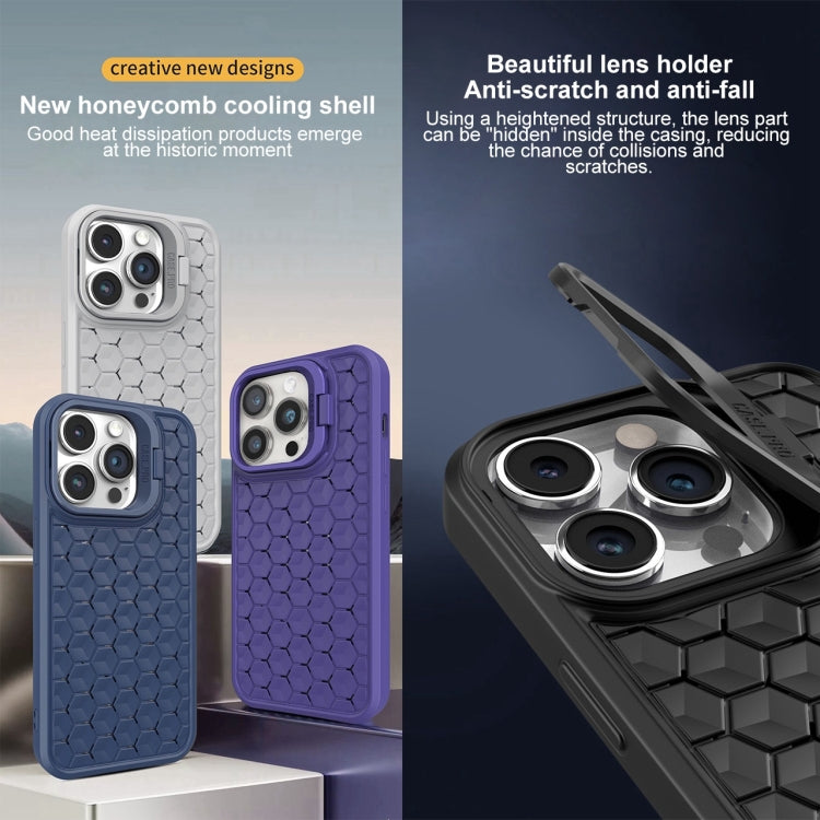 Honeycomb Radiating Lens Holder Magsafe Phone Case, For iPhone 15 Pro Max, For iPhone 15 Pro, For iPhone 15 Plus, For iPhone 15