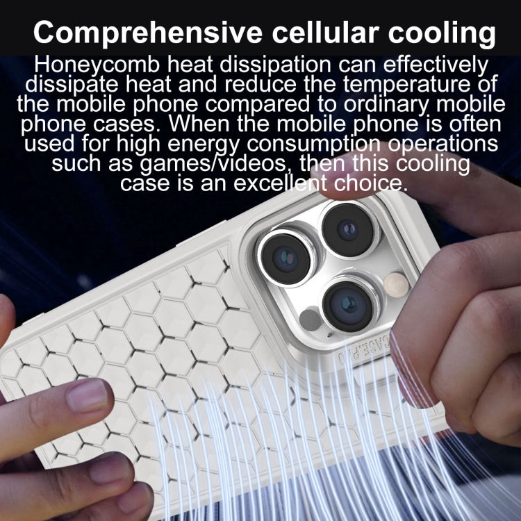 Honeycomb Radiating Lens Holder Magsafe Phone Case, For iPhone 15 Pro Max, For iPhone 15 Pro, For iPhone 15 Plus, For iPhone 15