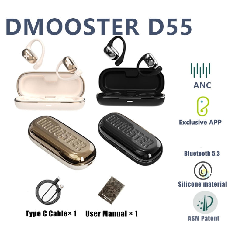 D MOOSTER D55 OWS Ear-Mounted ENC Bluetooth Earphones, D55