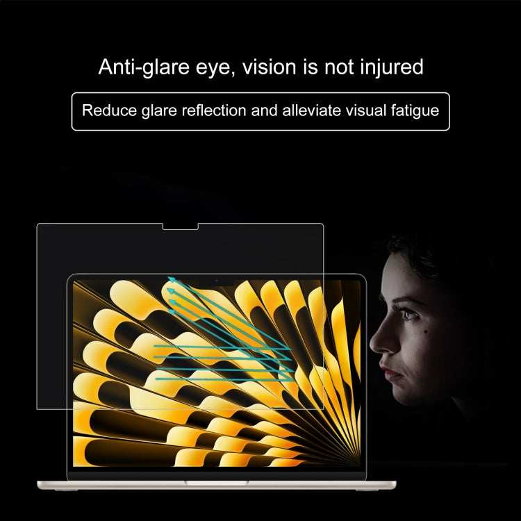 0.26mm 9H Surface Hardness Explosion-proof Tempered Glass Film, For Macbook Air 13 2024, For Macbook Air 15 2024