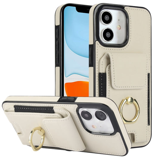 Elastic Card Bag Ring Holder Phone Case, For iPhone 11, For iPhone 11 Pro