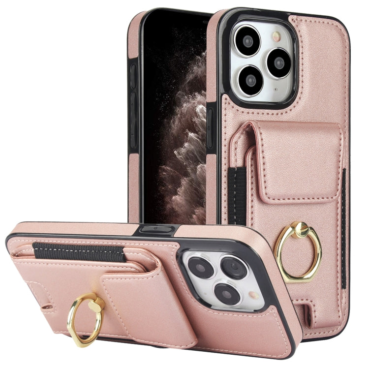 Elastic Card Bag Ring Holder Phone Case, For iPhone 12 Pro, For iPhone 11 Pro Max, For iPhone 11, For iPhone 11 Pro