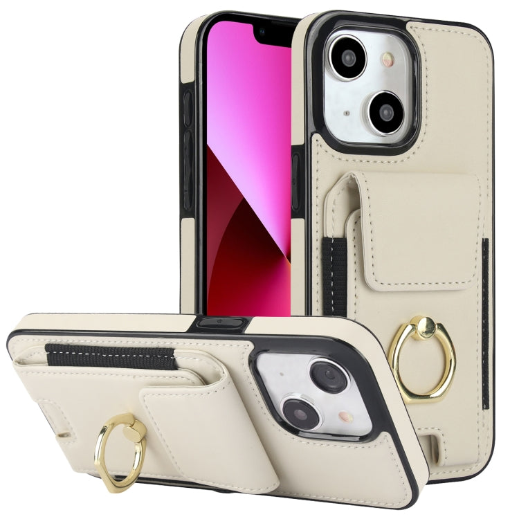 Elastic Card Bag Ring Holder Phone Case, For iPhone 13 Pro Max, For iPhone 13 Pro, For iPhone 13, For iPhone 12, For iPhone 12 Pro Max