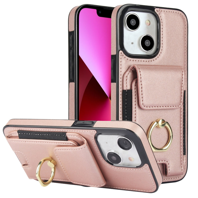 Elastic Card Bag Ring Holder Phone Case, For iPhone 13 Pro Max, For iPhone 13 Pro, For iPhone 13, For iPhone 12, For iPhone 12 Pro Max