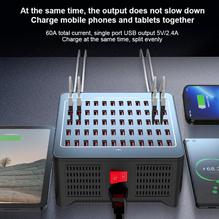 YFY-A78 300W 60 Ports USB Smart Charging Station, YFY-A78