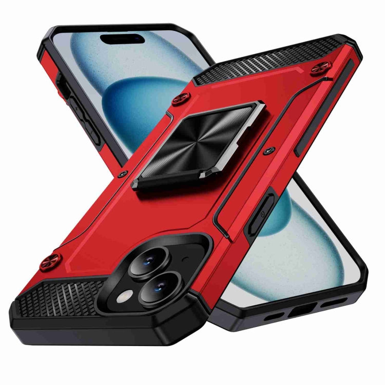 Shockproof Metal Holder Phone Case, For iPhone 15 Plus, For iPhone 15, For iPhone 14 Plus