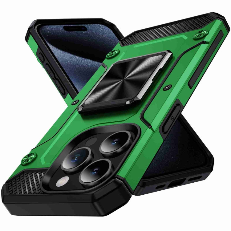 Shockproof Metal Holder Phone Case, For iPhone 15 Pro Max, For iPhone 15 Pro, For iPhone 15 Plus, For iPhone 15