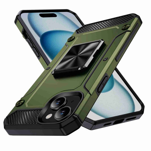 Shockproof Metal Holder Phone Case, For iPhone 15 Plus, For iPhone 15, For iPhone 14 Plus
