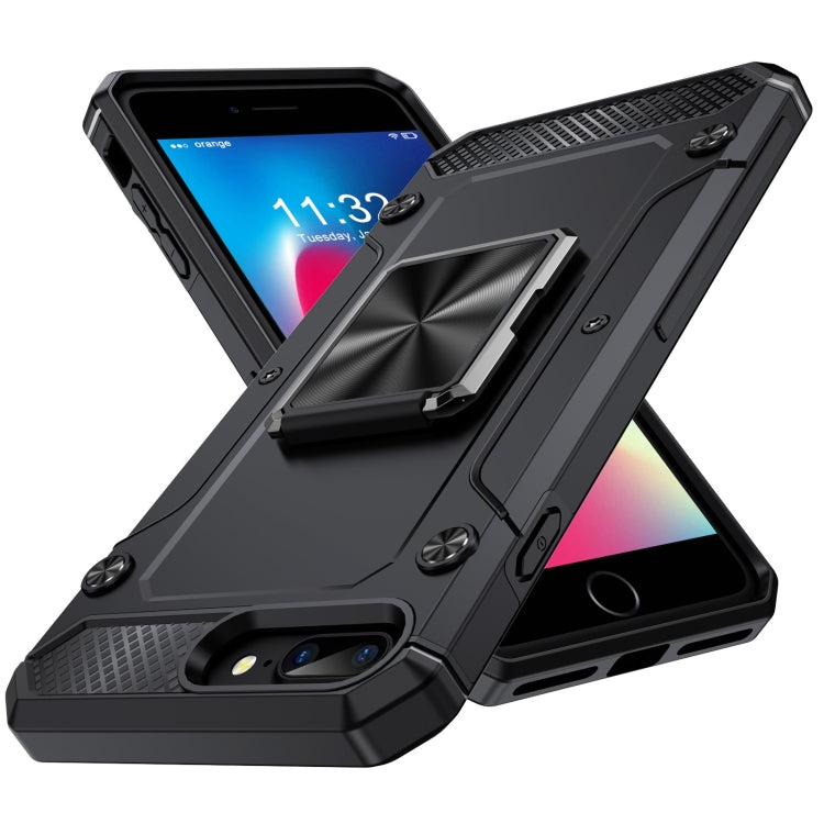 Shockproof Metal Holder Phone Case, For iPhone 11, For iPhone XS Max, For iPhone 8 Plus / 7 Plus