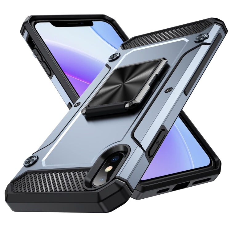 Shockproof Metal Holder Phone Case, For iPhone 11, For iPhone XS Max, For iPhone 8 Plus / 7 Plus