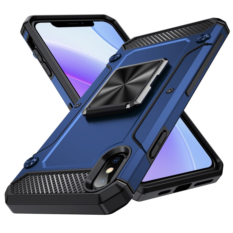 Shockproof Metal Holder Phone Case, For iPhone 11, For iPhone XS Max, For iPhone 8 Plus / 7 Plus