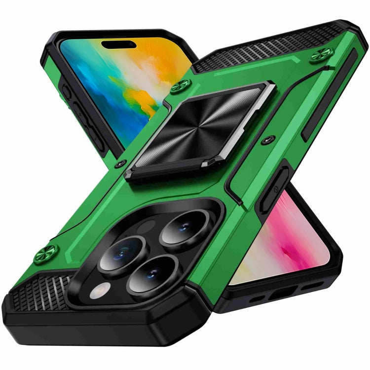 Shockproof Metal Holder Phone Case, For iPhone 16 Pro Max, For iPhone 16 Pro, For iPhone 16 Plus, For iPhone 16