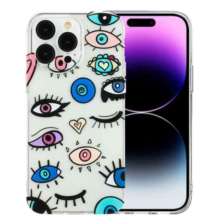 Colorful Painting Pattern TPU Phone Case, For iPhone 15 Pro Max, For iPhone 15 Pro, For iPhone 15 Plus, For iPhone 15