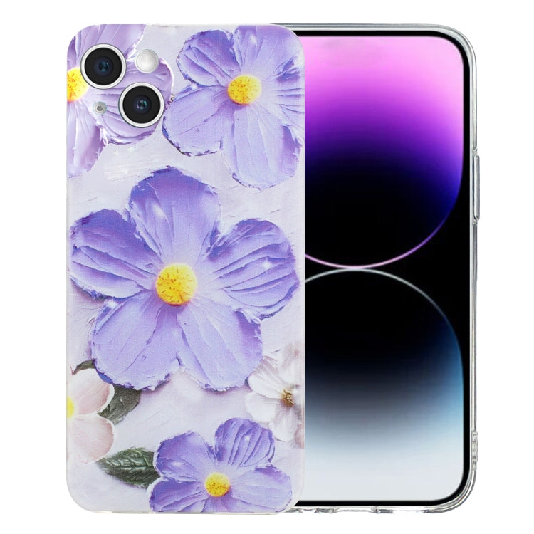 Colorful Painting Pattern TPU Phone Case, For iPhone 15 Pro Max, For iPhone 15 Pro, For iPhone 15 Plus, For iPhone 15