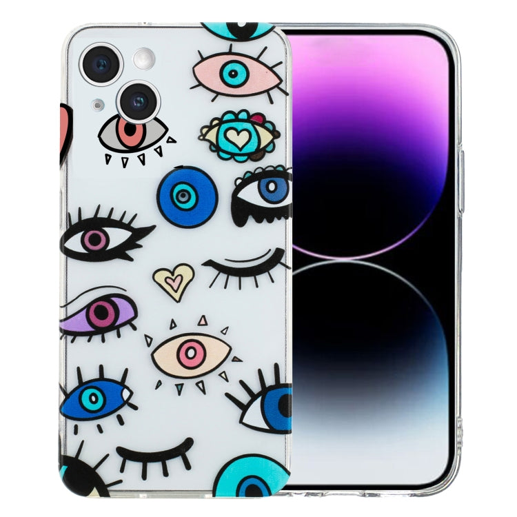 Colorful Painting Pattern TPU Phone Case, For iPhone 15 Pro Max, For iPhone 15 Pro, For iPhone 15 Plus, For iPhone 15