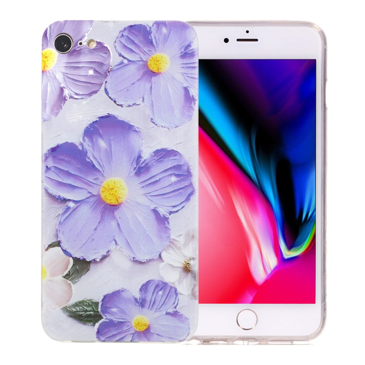 Colorful Painting Pattern TPU Phone Case, For iPhone SE 2022 / 2020 / 8 / 7