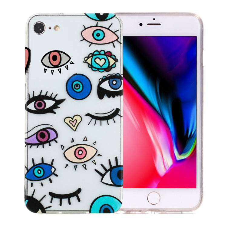 Colorful Painting Pattern TPU Phone Case, For iPhone SE 2022 / 2020 / 8 / 7