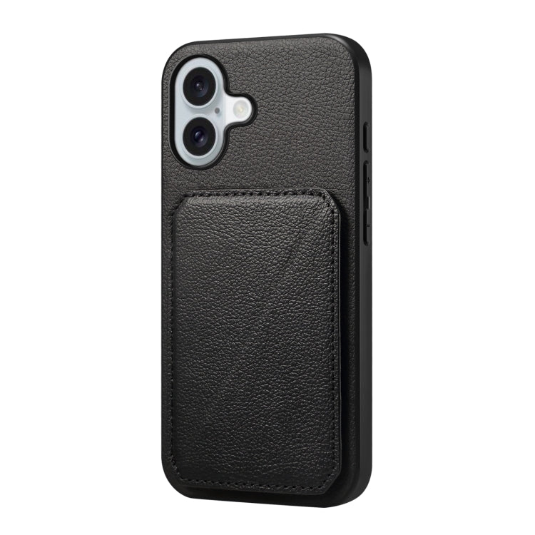 D04 Calf Texture Dual Card Slot Holder Phone Case, For iPhone 16 Pro Max, For iPhone 16 Pro, For iPhone 16 Plus, For iPhone 16, For iPhone 7 / 8 / SE 2022, For iPhone 15 Pro Max, For iPhone 15 Pro, For iPhone 15 Plus