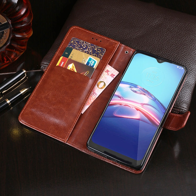 idewei Crazy Horse Texture Horizontal Flip Leather Case with Holder & Card Slots & Wallet, For Motorola Moto E 2020, For Motorola Moto G Fast, For Motorola One Fusion, For OnePlus Nord