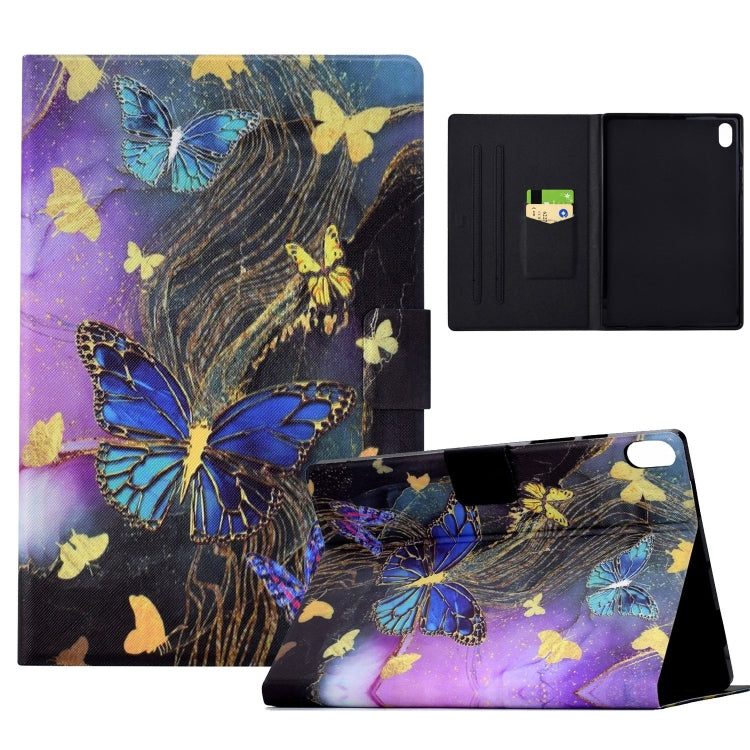 Voltage Painted Smart Leather Tablet Case, For iPad Pro 11 2024, For iPad Pro 11 2022 / 2021 / 2020, For iPad 10th Gen 10.9 2022, For iPad Air 10.9 2022 / 2020, For iPad 10.2 2021 / 2020 / 2019