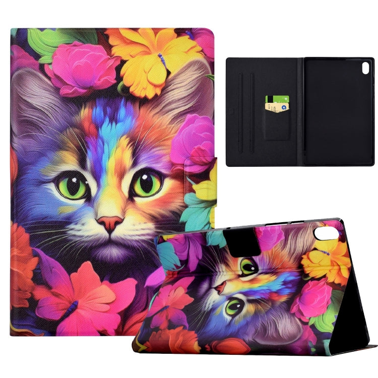 Voltage Painted Smart Leather Tablet Case, For iPad Pro 11 2024, For iPad Pro 11 2022 / 2021 / 2020, For iPad 10th Gen 10.9 2022, For iPad Air 10.9 2022 / 2020, For iPad 10.2 2021 / 2020 / 2019