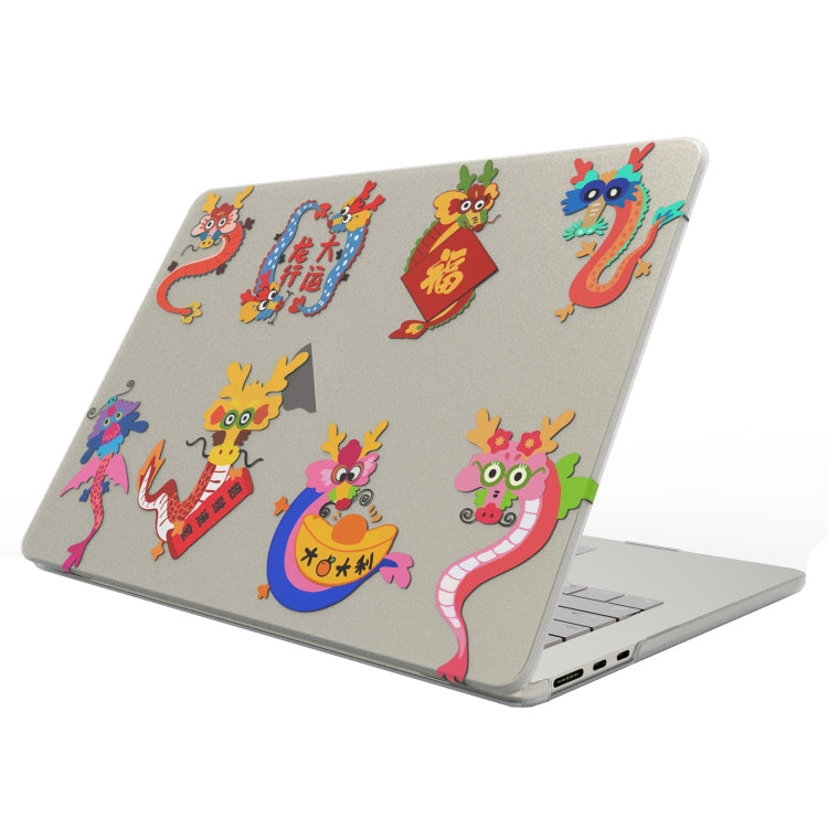 UV Printed Pattern Laptop Frosted Protective Case, For MacBook Air 13.3 A1466 / A1369