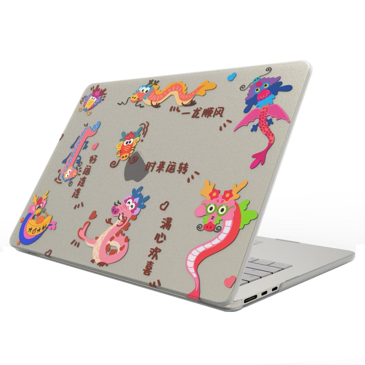 UV Printed Pattern Laptop Frosted Protective Case, For MacBook Air 13.3 A1466 / A1369