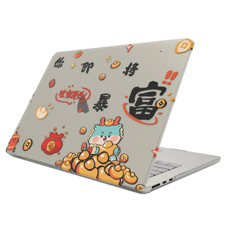 UV Printed Pattern Laptop Frosted Protective Case, For MacBook Air 13.3 A1466 / A1369