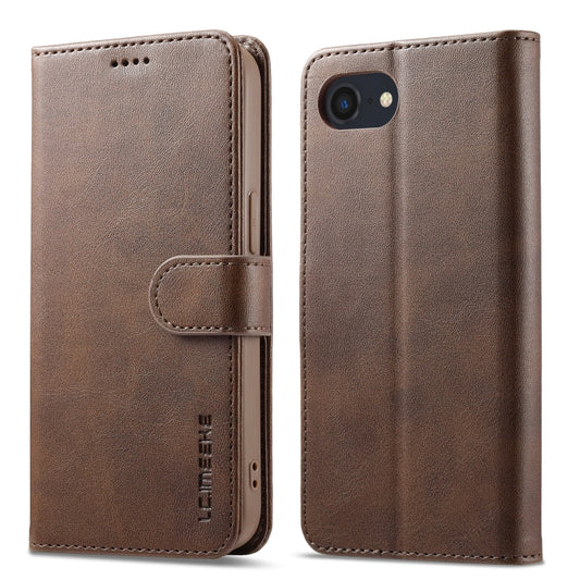 LC.IMEEKE Calf Texture Horizontal Flip Leather Case, iPhone 16e, For iPhone 16 Pro Max