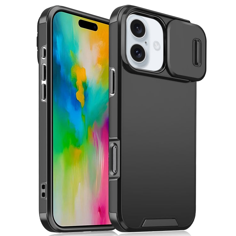 Sliding Camshield TPU + PC Phone Case, For iPhone 16 Pro Max, For iPhone 16 Pro, For iPhone 16 Plus, For iPhone 16, For iPhone 15 Pro Max, For iPhone 15 Pro