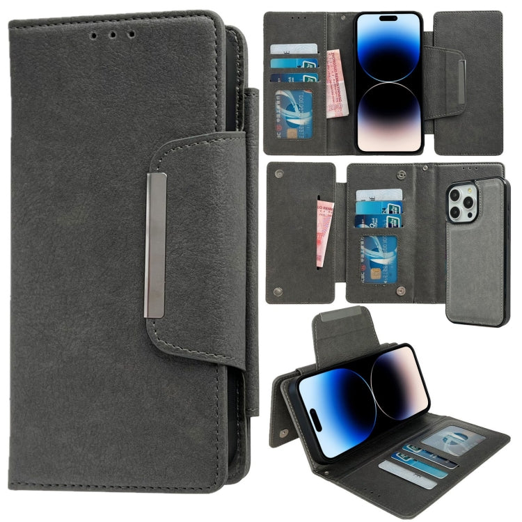 Multifunctional Seven Cards Wallet Leather Phone Case, For iPhone 15 Plus, For iPhone 15, For iPhone 14 Plus, For iPhone 14, For iPhone 14 Pro, For iPhone 14 Pro Max