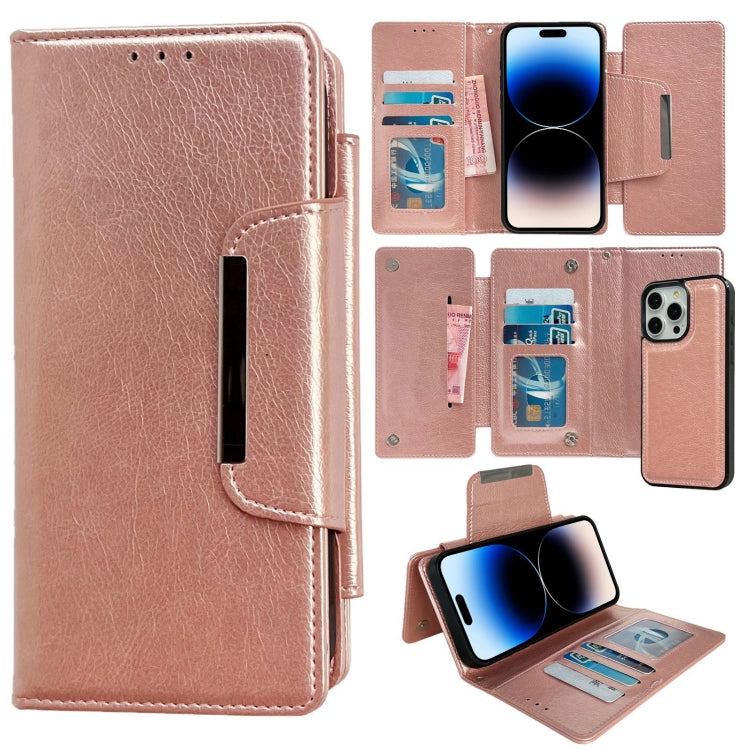 Multifunctional Seven Cards Wallet Leather Phone Case, For iPhone 15 Plus, For iPhone 15, For iPhone 14 Plus, For iPhone 14, For iPhone 14 Pro, For iPhone 14 Pro Max