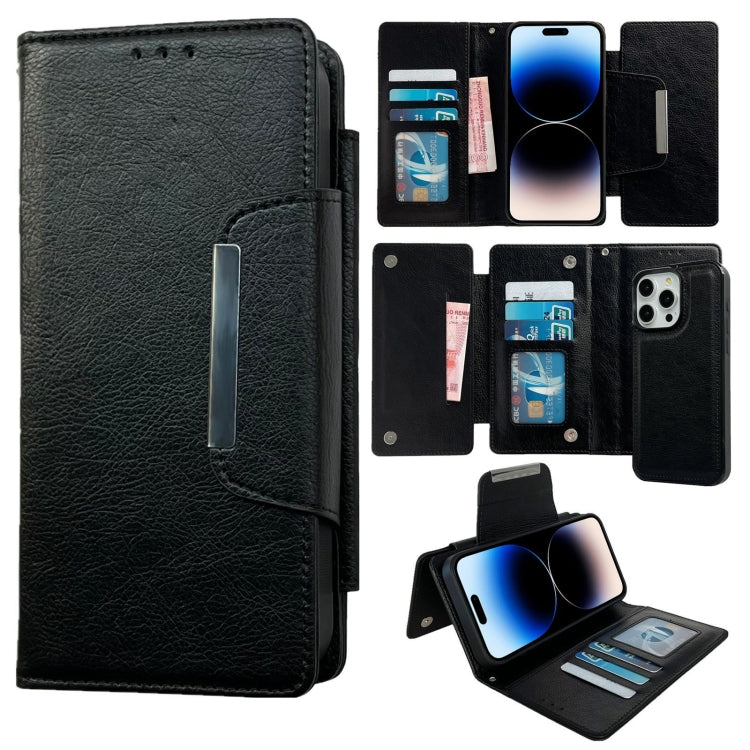 Multifunctional Seven Cards Wallet Leather Phone Case, For iPhone 15 Plus, For iPhone 15, For iPhone 14 Plus, For iPhone 14, For iPhone 14 Pro, For iPhone 14 Pro Max