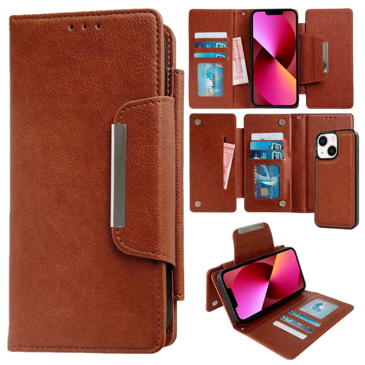 Multifunctional Seven Cards Wallet Leather Phone Case, For iPhone 13 Pro Max, For iPhone 13 Pro, For iPhone 13, For iPhone 12 / 12 Pro, For iPhone 12 Pro Max