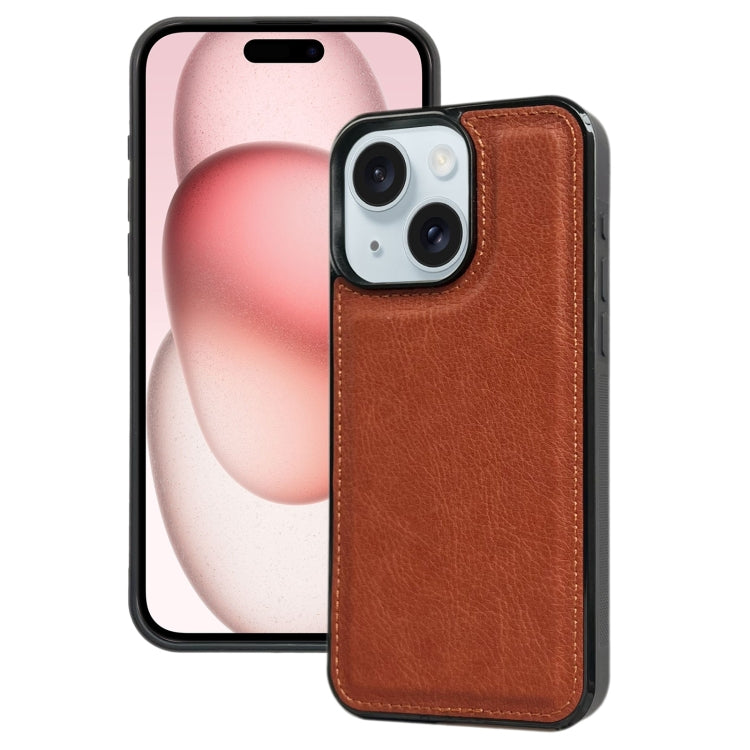 Cowhide Texture Back Cover Phone Case, For iPhone 15 Plus, For iPhone 15, For iPhone 14 Plus, For iPhone 14, For iPhone 14 Pro, For iPhone 14 Pro Max