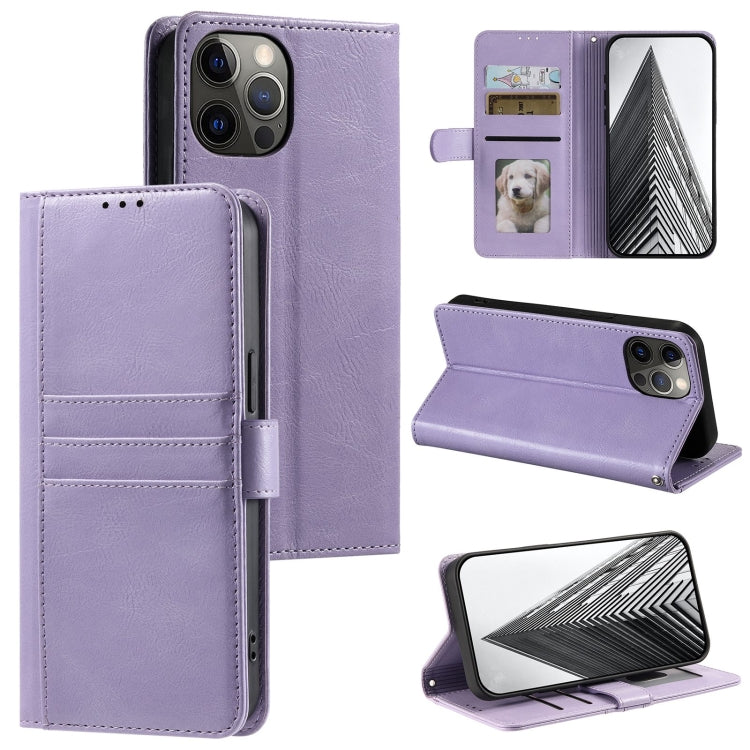 Simple 6-Card Wallet Leather Phone Case, For iPhone 13 mini, For iPhone 12 / 12 Pro, For iPhone 12 Pro Max