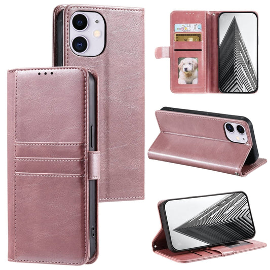 Simple 6-Card Wallet Leather Phone Case, For iPhone 12 mini, For iPhone 11 Pro Max, For iPhone 11