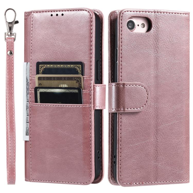 Simple 6-Card Wallet Leather Phone Case, For iPhone 16e, For iPhone 16 Pro Max, For iPhone 16 Pro