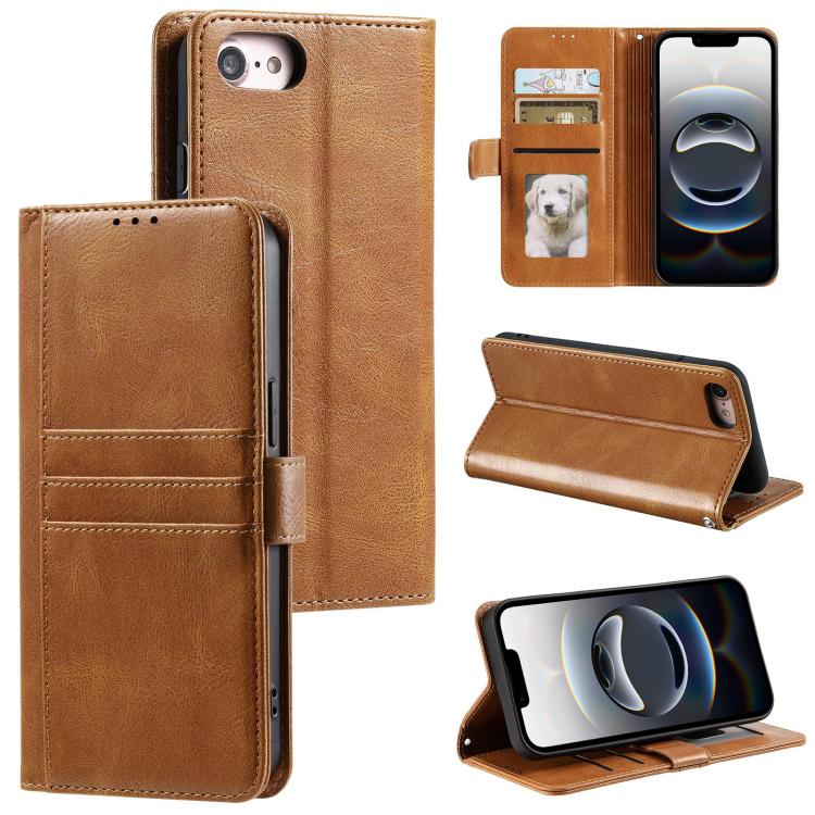 Simple 6-Card Wallet Leather Phone Case, For iPhone 16e, For iPhone 16 Pro Max, For iPhone 16 Pro