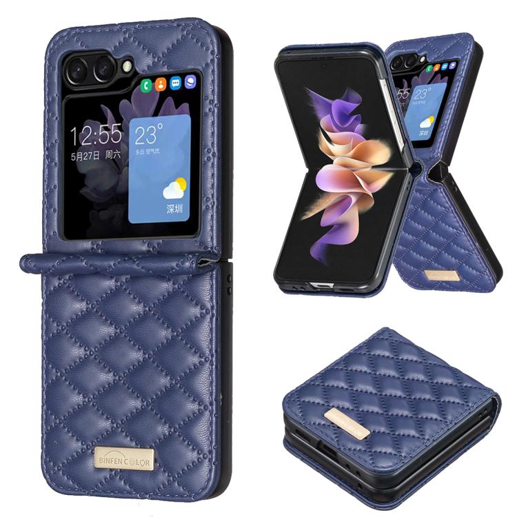 Diamond Lattice PU + PC Shockproof Phone Case
