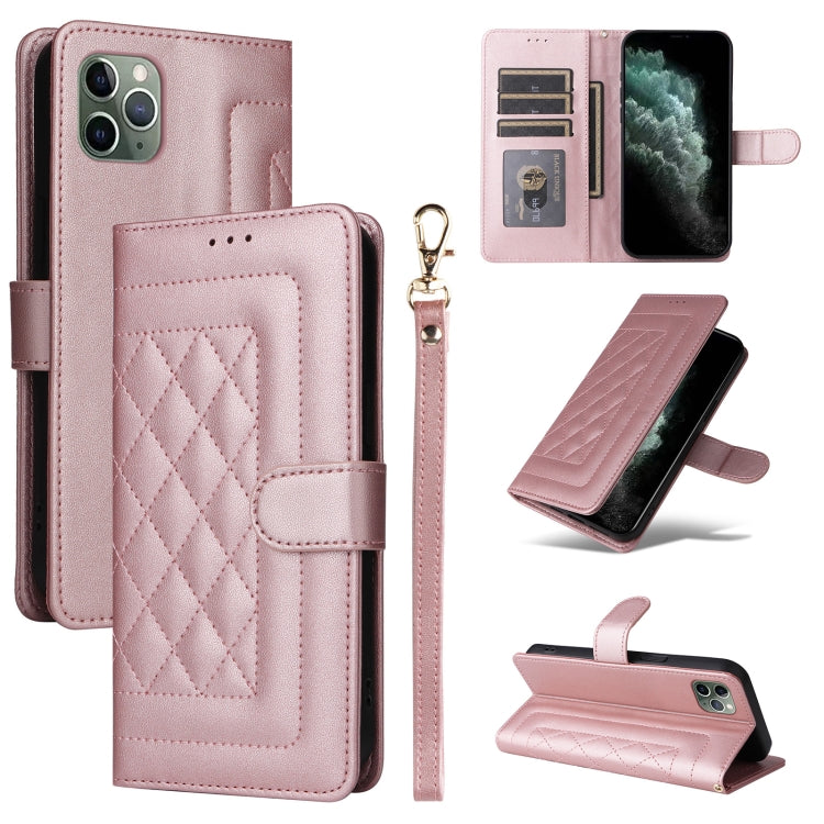 Diamond Lattice Leather Flip Phone Case, For iPhone 11 Pro, For iPhone XS / X, For iPhone XR, For iPhone XS Max