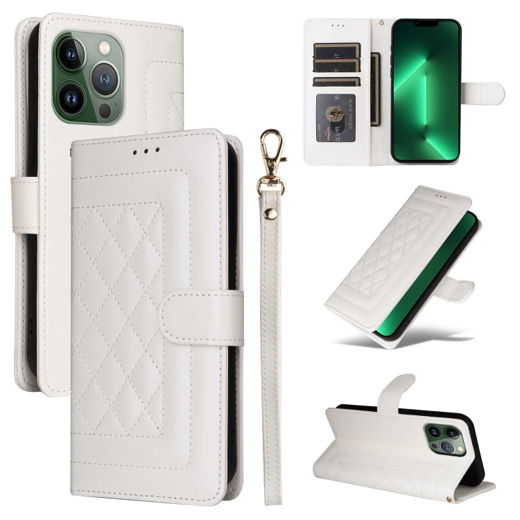 Diamond Lattice Leather Flip Phone Case, For iPhone SE 2022 / SE 2020, For iPhone 13 Pro Max, For iPhone 13 Pro