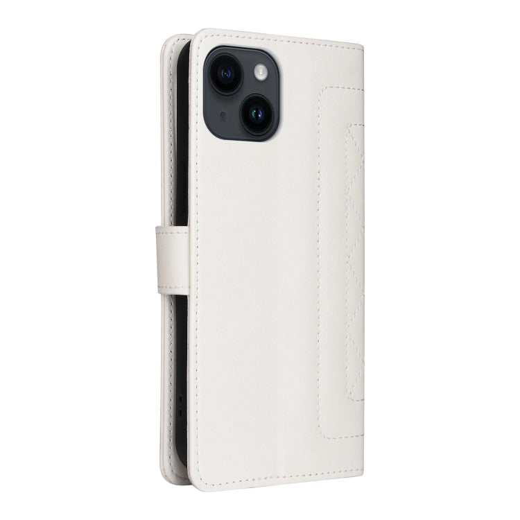 Diamond Lattice Leather Flip Phone Case, For iPhone 14, For iPhone 14 Pro, For iPhone 14 Pro Max