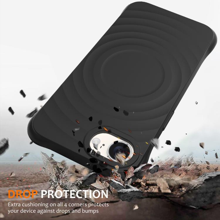 Wave Texture MagSafe Magnetic Liquid Silicone Phone Case