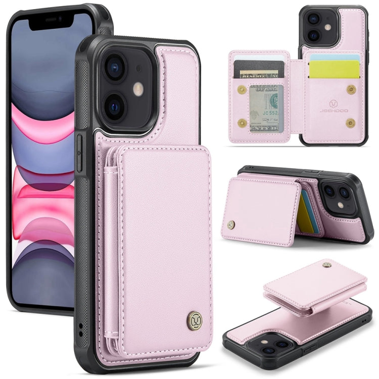 JEEHOOD J05 Business Magnetic Style RFID Leather Phone Case, For iPhone 11, For iPhone 11 Pro, For iPhone X / XS, For iPhone 8 Plus / 7 Plus / 6 Plus