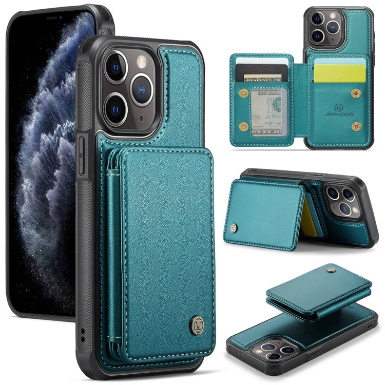 JEEHOOD J05 Business Magnetic Style RFID Leather Phone Case, For iPhone 11, For iPhone 11 Pro, For iPhone X / XS, For iPhone 8 Plus / 7 Plus / 6 Plus